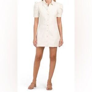 BLANK NYC Button Up Denim Dress